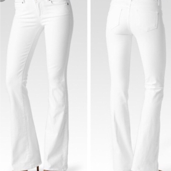 PAIGE Hidden Hills Bootcut in White size 29 - Picture 7 of 8